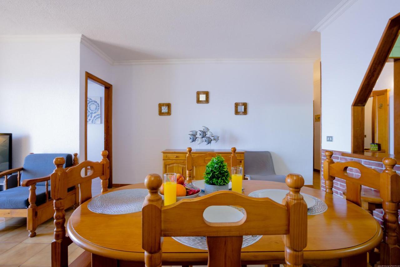 Front Line Ocean View 2Bed Wi-Fi Your Holiday Home Puerto de Santiago  Buitenkant foto